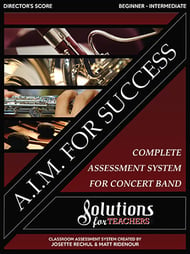 AIM for Success, Book 1 Conductor band method book cover Thumbnail